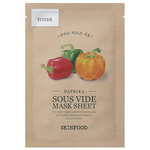 SKINFOOD-Paprika Sous Vide Sheet Mask