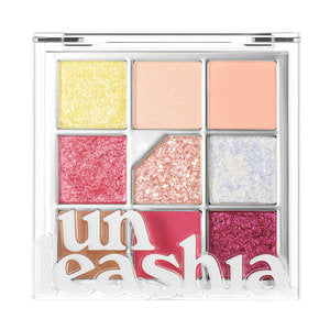 UNLEASHIA-Glitterpedia Eye Palette N¡Æ7 All of Peach Ade